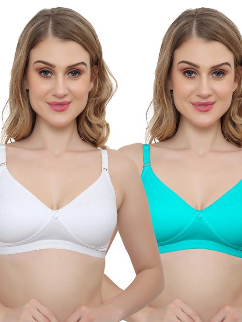 pack of 2 solid t-shirt bra - 20411205 - Very Small Image - 1