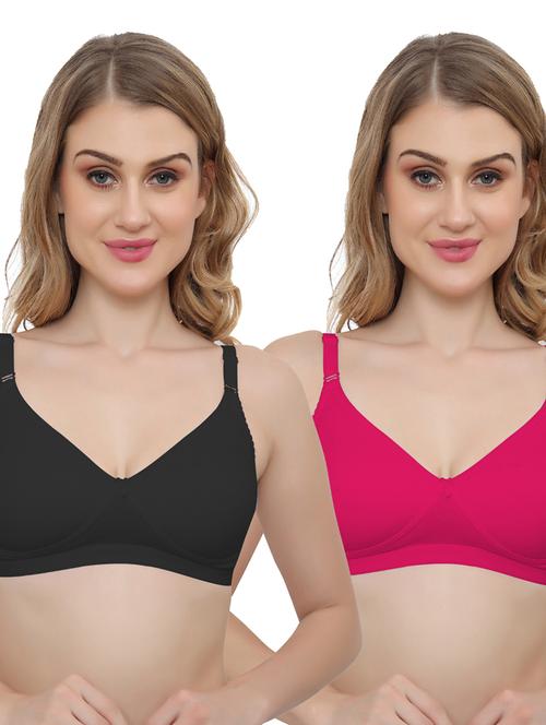 pack of 2 solid t-shirt bra - 20411348 - Very Small Image - 1