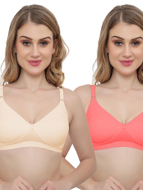 pack of 2 solid t-shirt bra - 20411369 - Very Small Image - 1