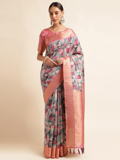 women's banarasi saree - 20411849 - Very Small Image - 1