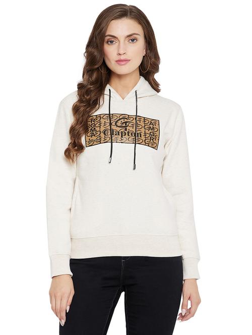 women white cotton blend sweatshirt - 20412529 - Very Small Image - 1