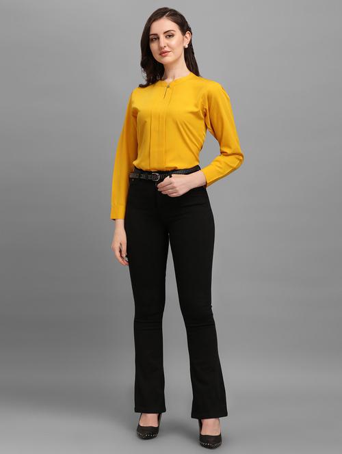 yellow solid straight top - 20413869 - Very Small Image - 1