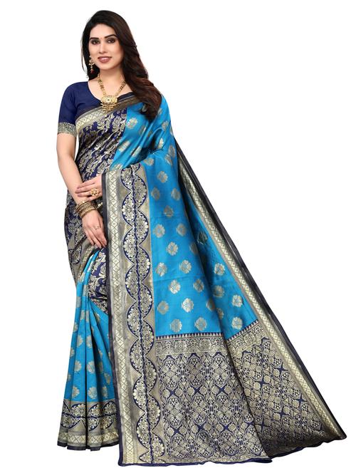 women zari work banarasi saree - 20415344 - Very Small Image - 1