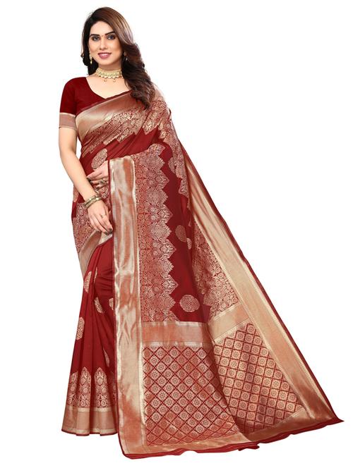 women zari work banarasi saree - 20415407 - Very Small Image - 1