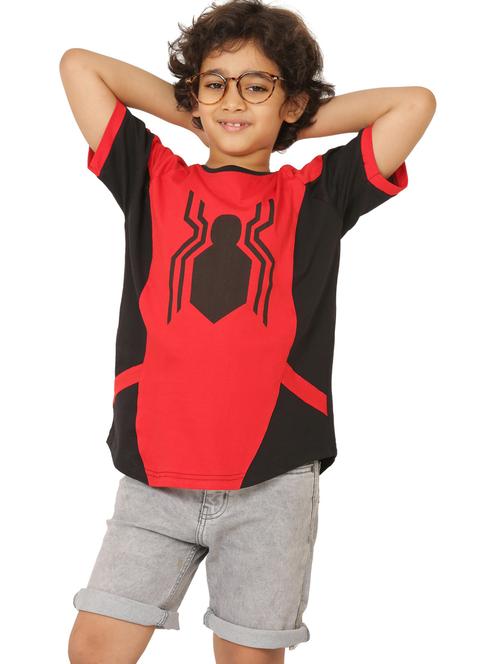 boys graphic print cotton t-shirt - 20417817 - Very Small Image - 1