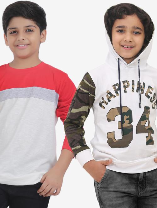 boys pack of 2 regular sweatshirts - 20417961 - Very Small Image - 1