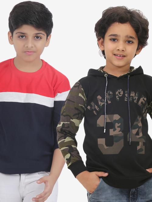 boys pack of 2 regular sweatshirts - 20417964 - Very Small Image - 1