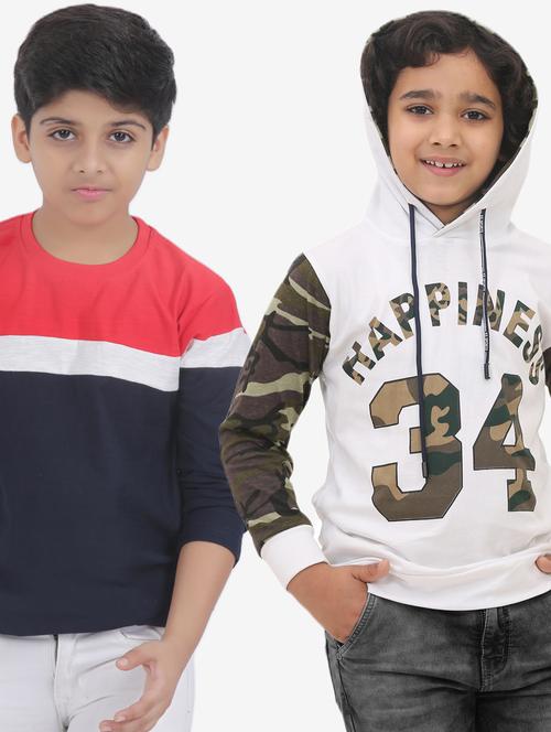 boys pack of 2 regular sweatshirts - 20417965 - Very Small Image - 1