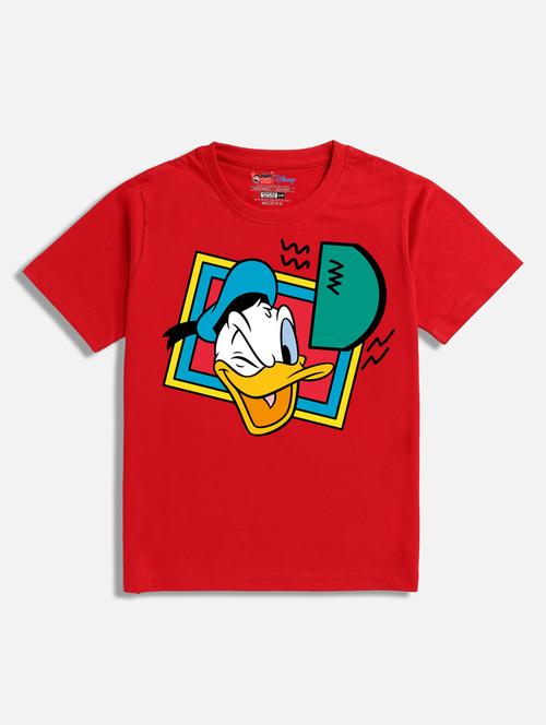 boys round neck graphic print t-shirt - 20418012 - Very Small Image - 1