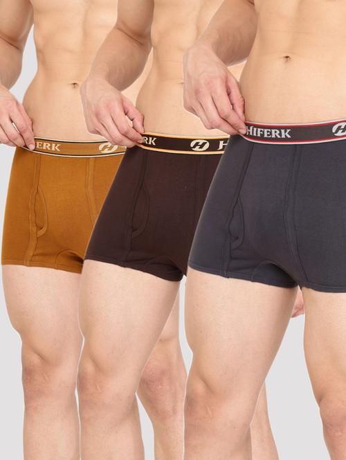 pack of 3 solid trunks - 20418137 - Very Small Image - 1