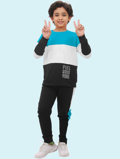boys color block full length twin set - 20418375 - Very Small Image - 1
