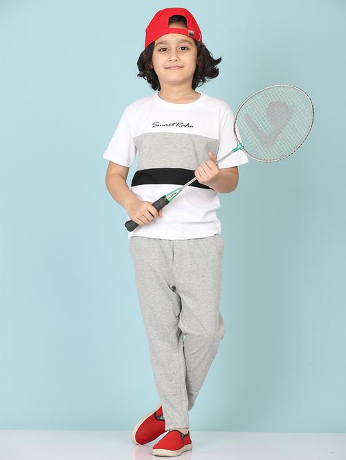 boys color block full length twin set - 20418384 - Very Small Image - 1