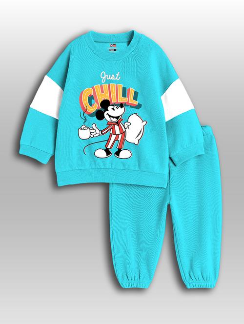 boys graphic printed full length twin sets - 20418486 - Very Small Image - 1