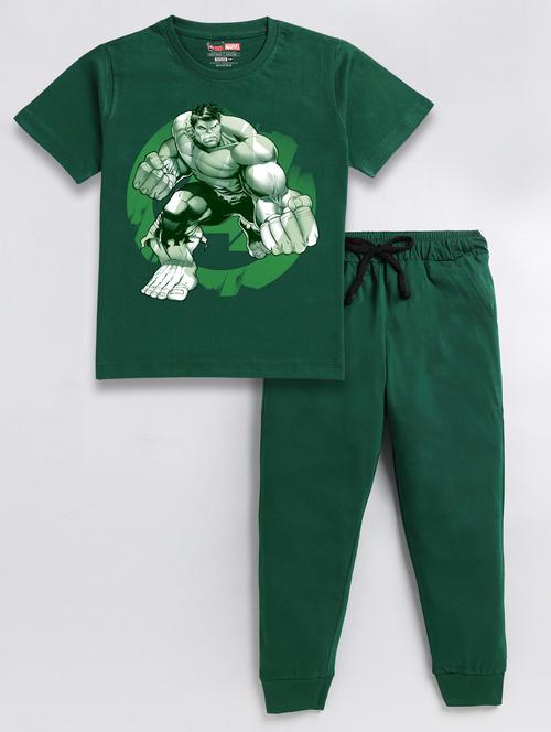 boys graphic printed full length twin sets - 20418521 - Very Small Image - 1