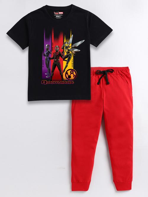 boys graphic printed full length twin sets - 20418530 - Very Small Image - 1