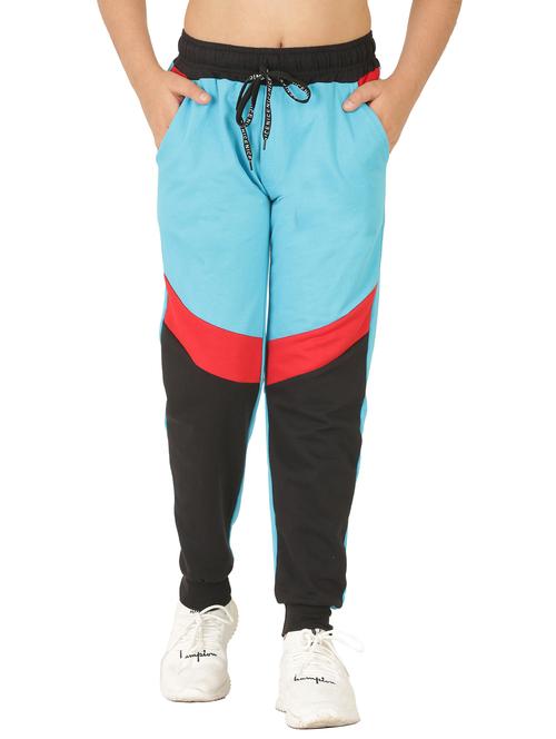 boys mid rise color block track pant - 20418637 - Very Small Image - 1