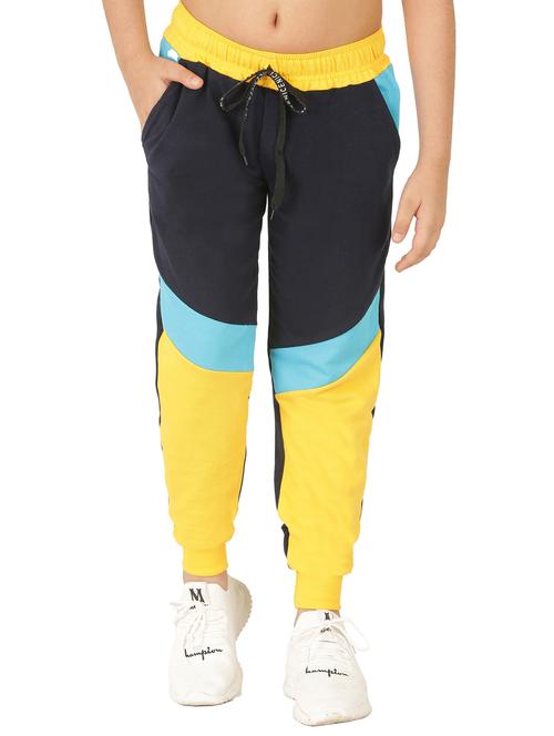 boys mid rise color block track pant - 20418640 - Very Small Image - 1