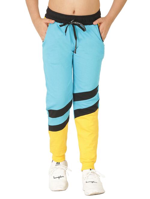 boys mid rise color block track pant - 20418643 - Very Small Image - 1