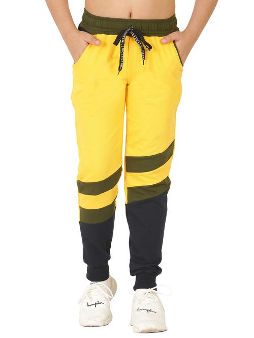 boys mid rise color block track pant - 20418644 - Very Small Image - 1