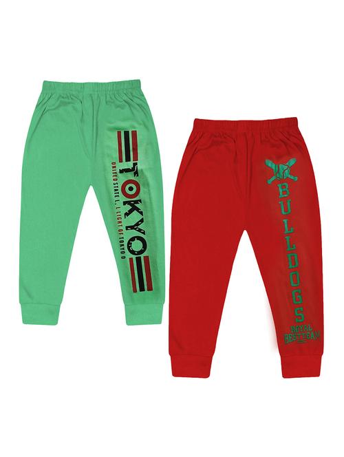boys pack of 2 typographic printed track pant - 20418668 - Very Small Image - 1
