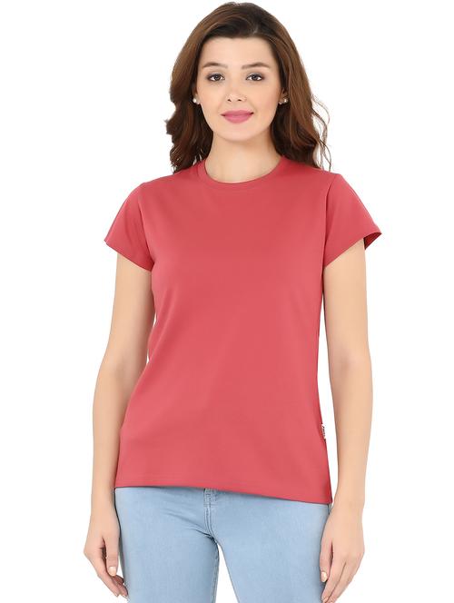 women's plain round neck t-shirt - 20419641 - Very Small Image - 1