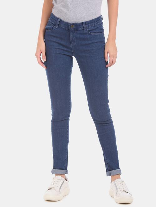 women's plain slim fit jeans - 20420792 - Very Small Image - 1
