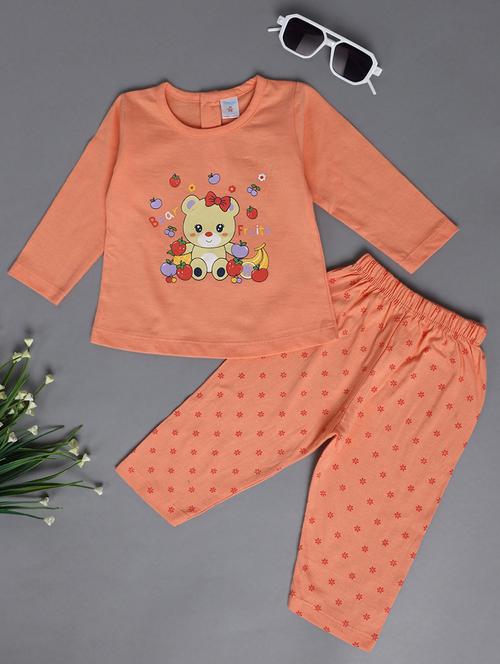 kids cotton full length twin sets - 20421325 - Very Small Image - 1