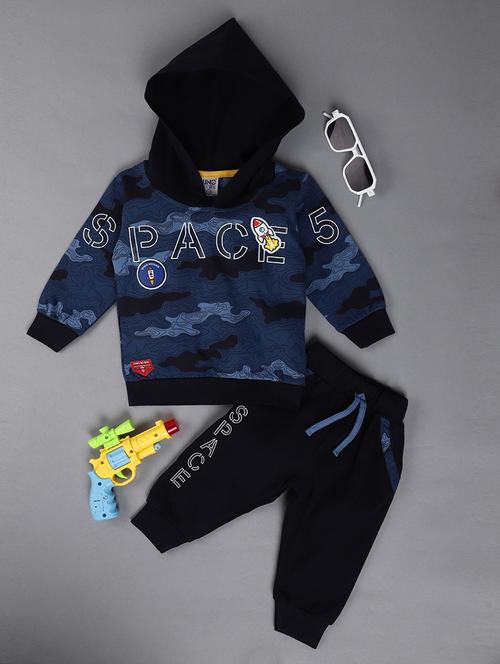kids cotton full length twin sets - 20421339 - Very Small Image - 1