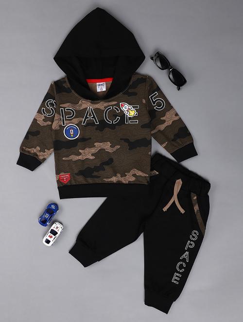 kids cotton full length twin sets - 20421340 - Very Small Image - 1