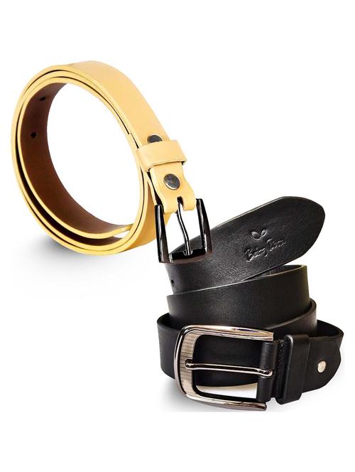 pack of 2 leather belt - 20422158 - Very Small Image - 1