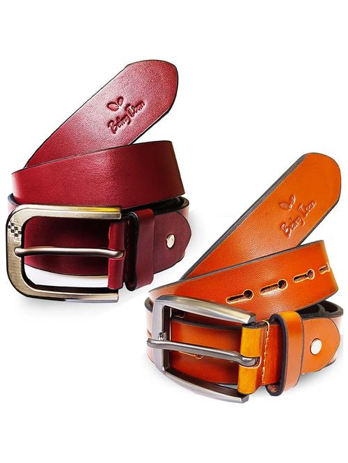 pack of 2 leather belt - 20422160 - Very Small Image - 1