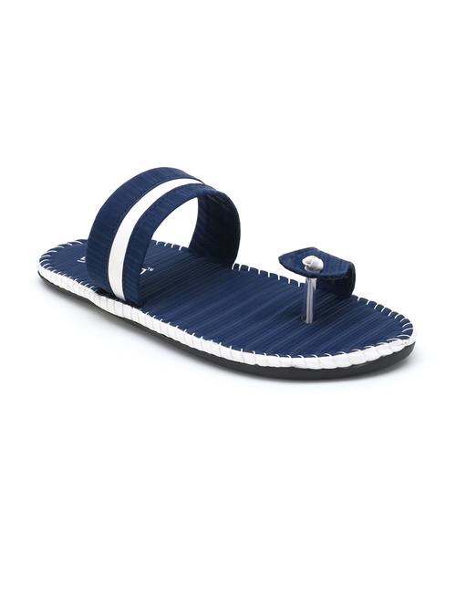 men color block blue toe separator flip flop - 20424000 - Very Small Image - 1