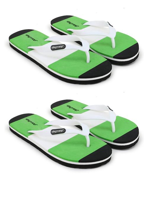 men pack of 2 color block slippers - 20424077 - Very Small Image - 1