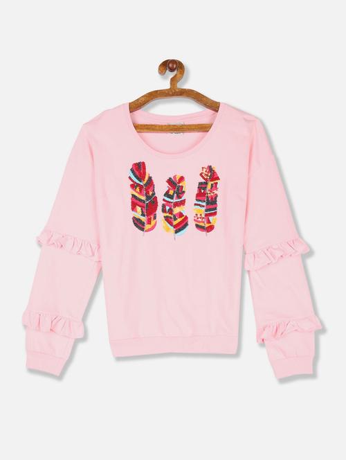 girls embellished sweatshirt - 20424866 - Very Small Image - 1