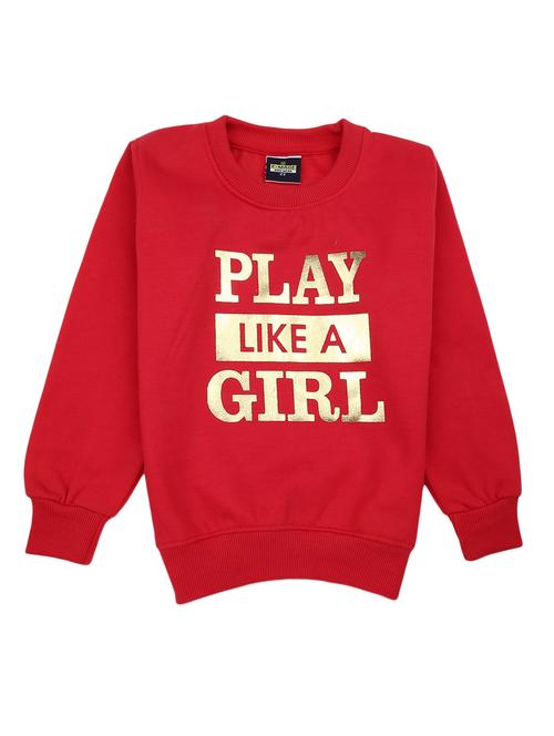 front print round neck sweatshirt - 20424892 - Very Small Image - 1