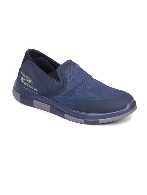 men self designed navy blue slip on sneaker - 20425203 - Very Small Image - 1