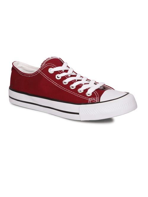 men canvas lace up sneaker - 20425450 - Very Small Image - 1