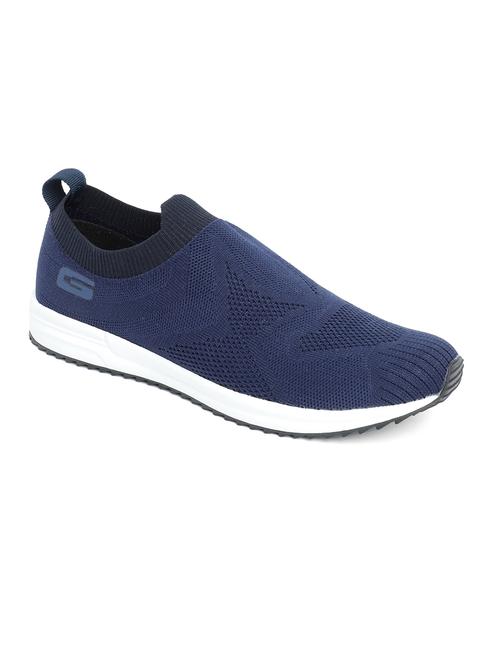 navy slip on sport shoes - 20425574 - Very Small Image - 1