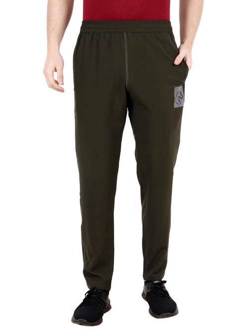 men mid rise lycra track pant - 20425854 - Very Small Image - 1