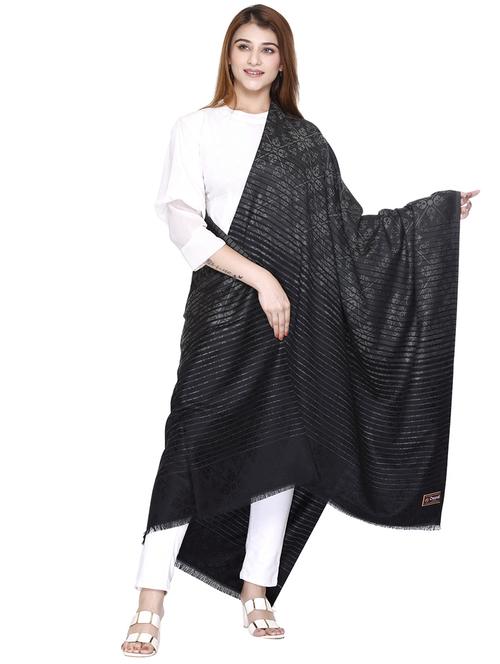 manbhav self design jamavar shawl - 20426299 - Very Small Image - 1