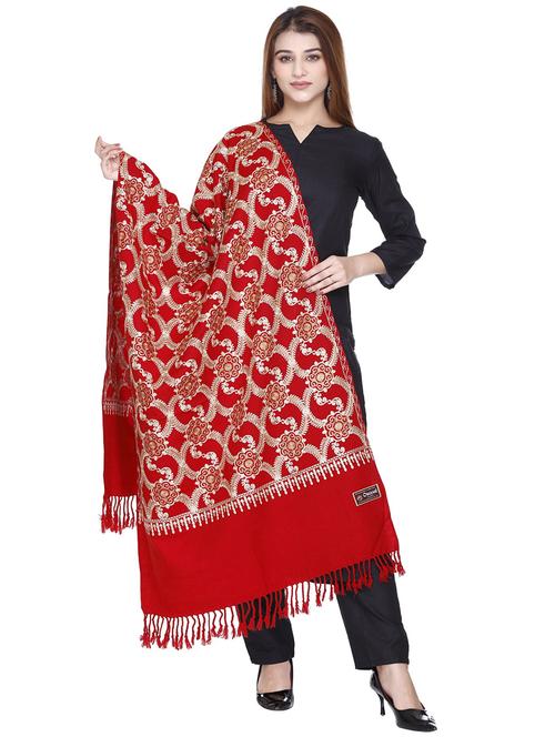manbhav self design acrylic jamavar shawl - 20426387 - Very Small Image - 1