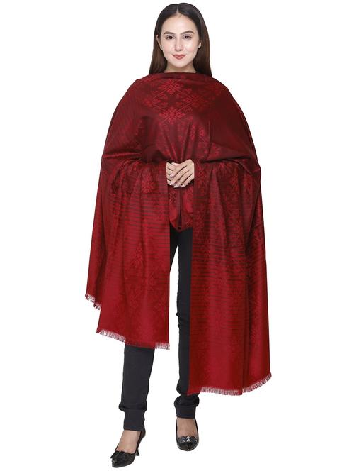 manbhav self design acrylic jamavar shawl - 20426394 - Very Small Image - 1