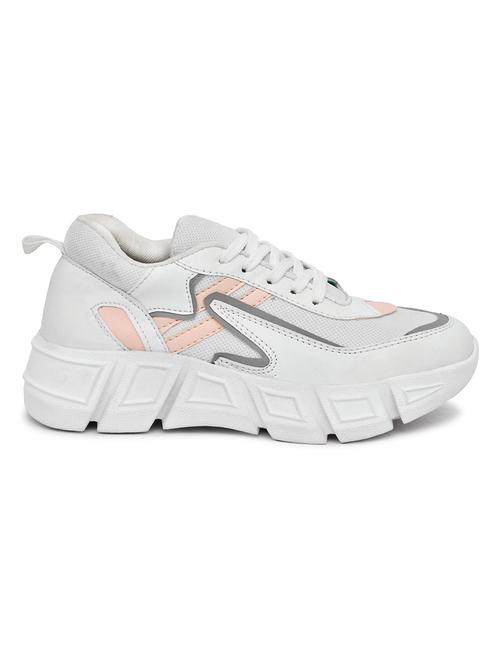 women's white lace-up sneaker - 20427023 - Very Small Image - 1