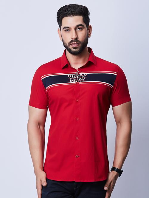 men cotton short sleeve casual shirt - 20427069 - Very Small Image - 1