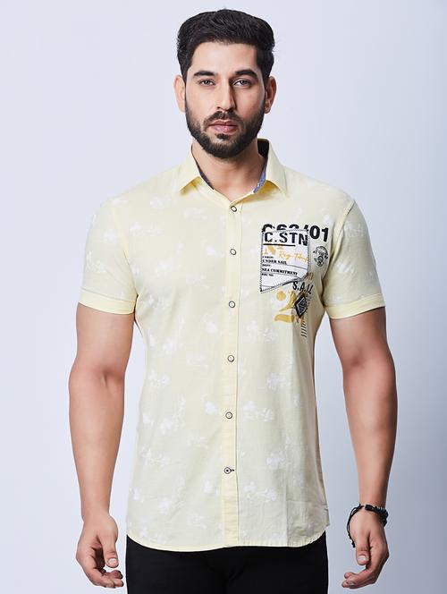 men cotton short sleeve casual shirt - 20427071 - Very Small Image - 1