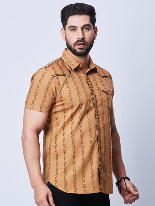 men cotton short sleeve casual shirt - 20427082 - Very Small Image - 1