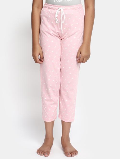 girls rosewater printed casual trouser - 20428553 - Very Small Image - 1