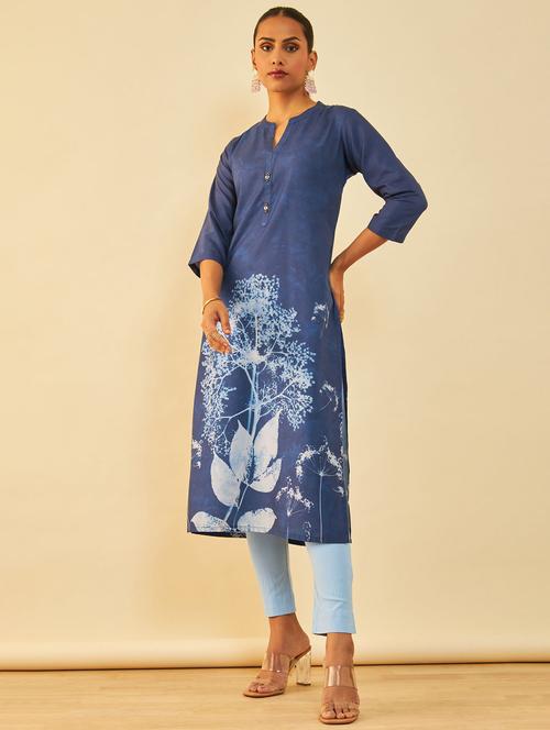 women printed straight kurta - 20429089 - Very Small Image - 1