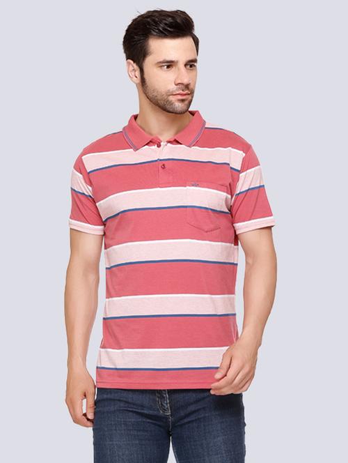 men pink cotton t-shirt - 20429478 - Very Small Image - 1