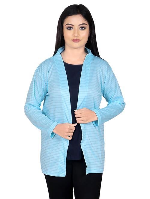 light blue stripes regular shrug - 20430065 - Very Small Image - 1